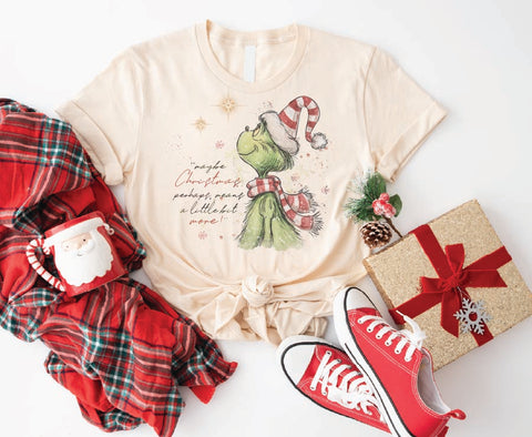 Holiday Mood: Mildly Festive Grinch - Softstyle TShirt