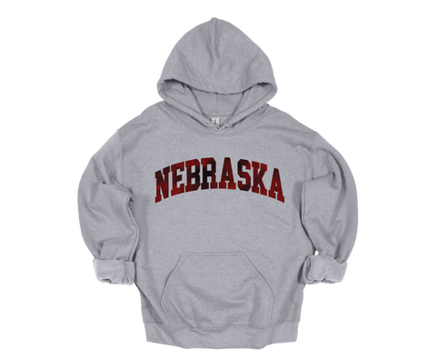 Nebraska Football – Distressed Sweatshirt