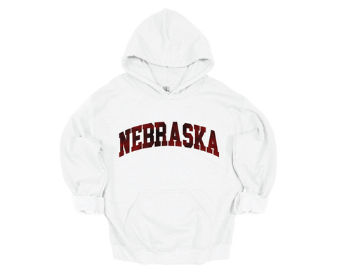 Nebraska Football – Distressed Sweatshirt