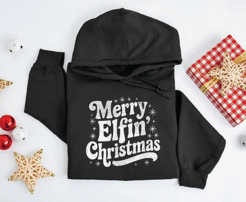 Merry Elfin’ Christmas Hoodie