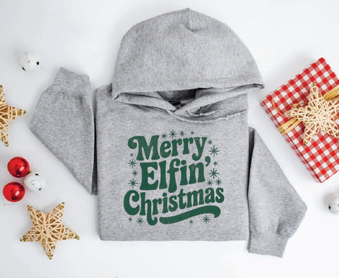 Merry Elfin’ Christmas Hoodie