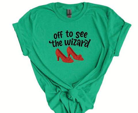 Vegas Sphere Outfit Tee – Off to See the Wizard Glitter Heels