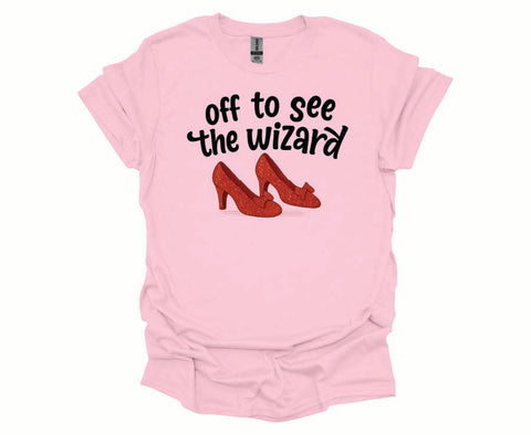Vegas Sphere Outfit Tee – Off to See the Wizard Glitter Heels