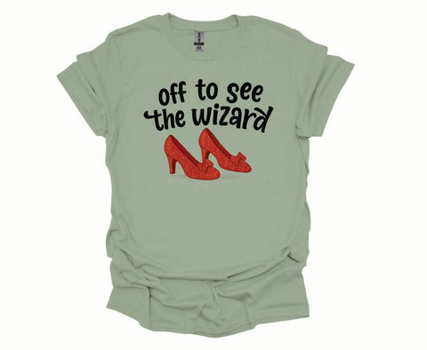 Vegas Sphere Outfit Tee – Off to See the Wizard Glitter Heels
