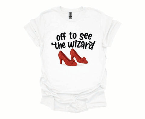 Vegas Sphere Outfit Tee – Off to See the Wizard Glitter Heels