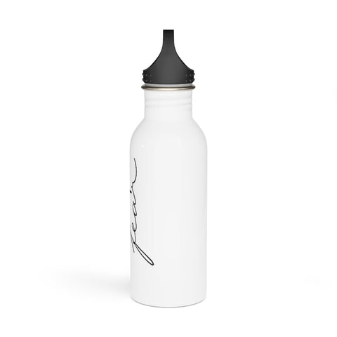 Stainless Steel Water Bottle - Faith over Fear