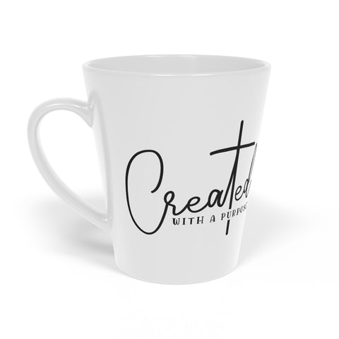 Latte Mug, 12oz - Created with a Purpose