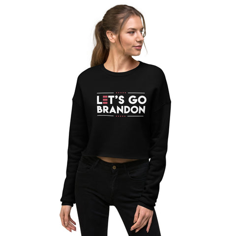 Crop Sweatshirt - Let's Go Brandon